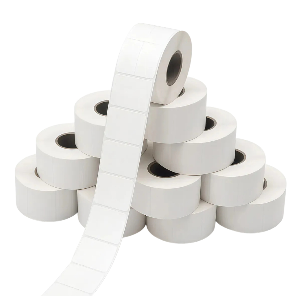 Kit 30 Rolos Etiqueta Térmica 60x60mm 30m Para Balanças E Impressoras Precificação Adesiva