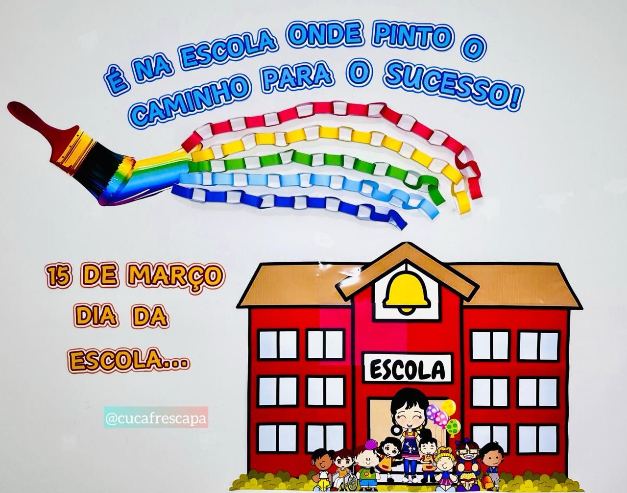 painel dia da escola