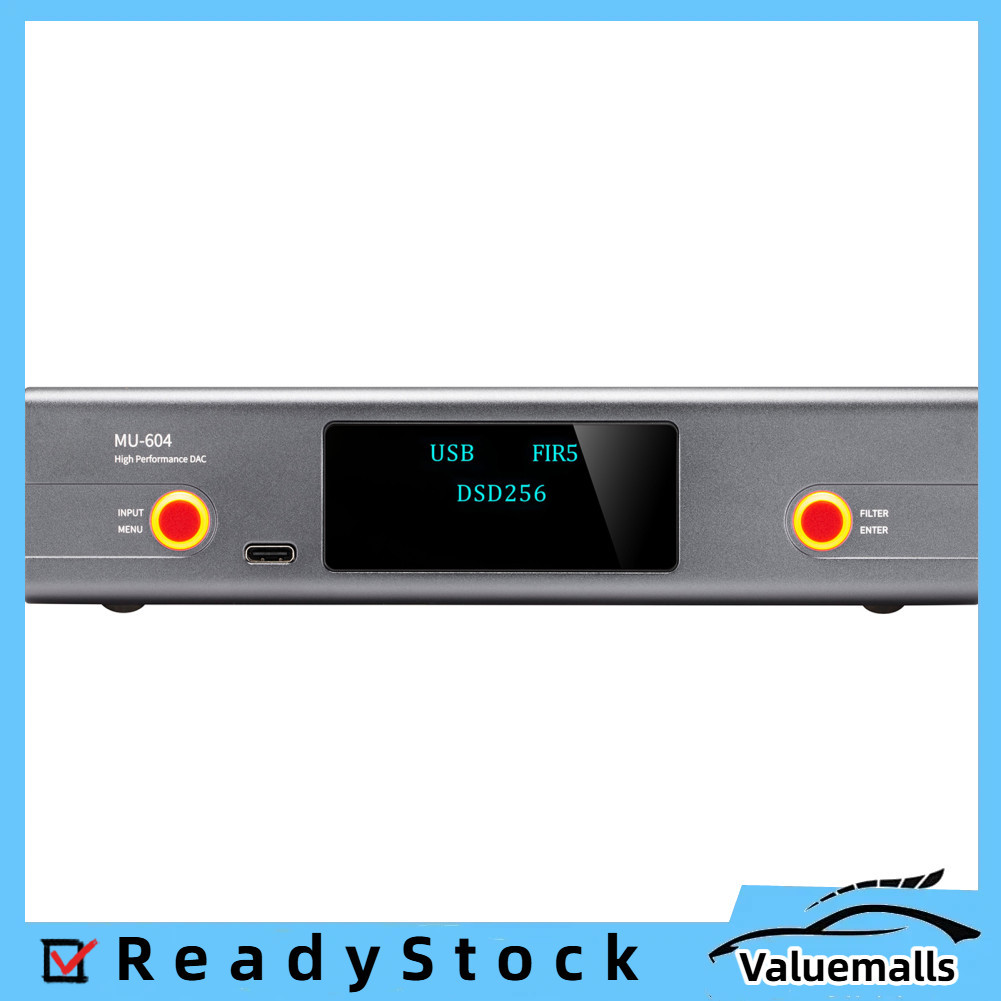 Valuemalls-br XDuoo MU-604 DAC Preamp Decoder ES9018K2M Dual Chip Decodificação de áudio digital de alto desempenho USB
