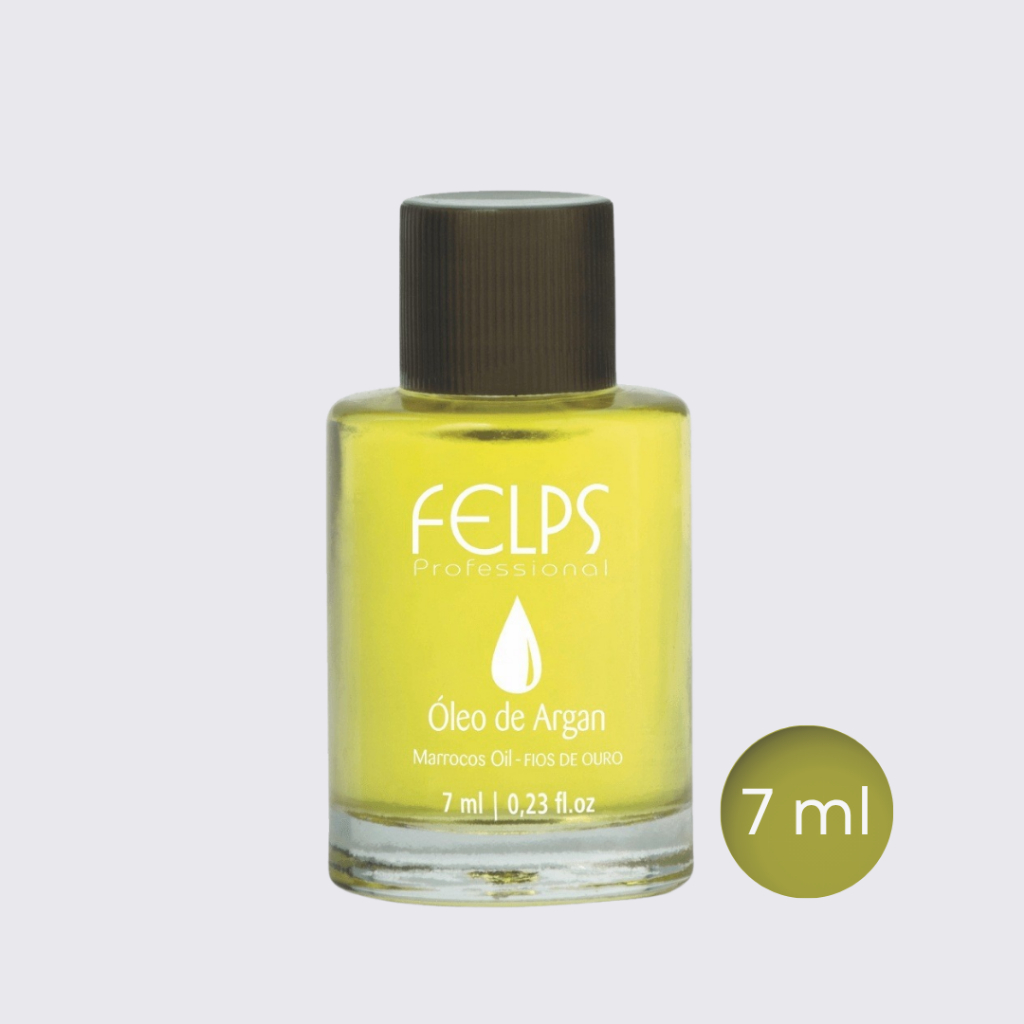 Óleo Capilar Argan 7ml (Mini) - Felps Professional | Brilho E Antifrizz