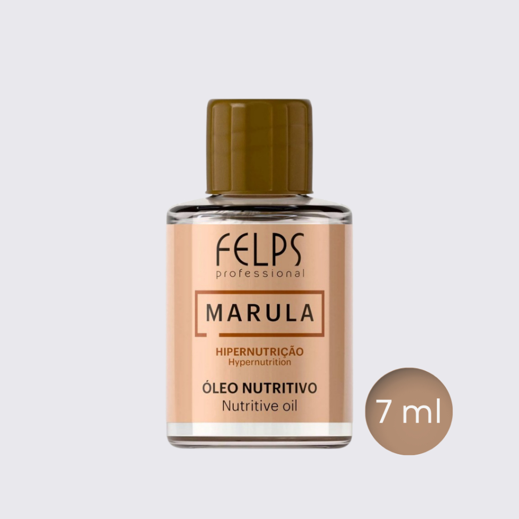 Óleo Capilar Marula Hipernutrição 7ml - Felps Professional | Nutrição E Antifrizz (Mini)