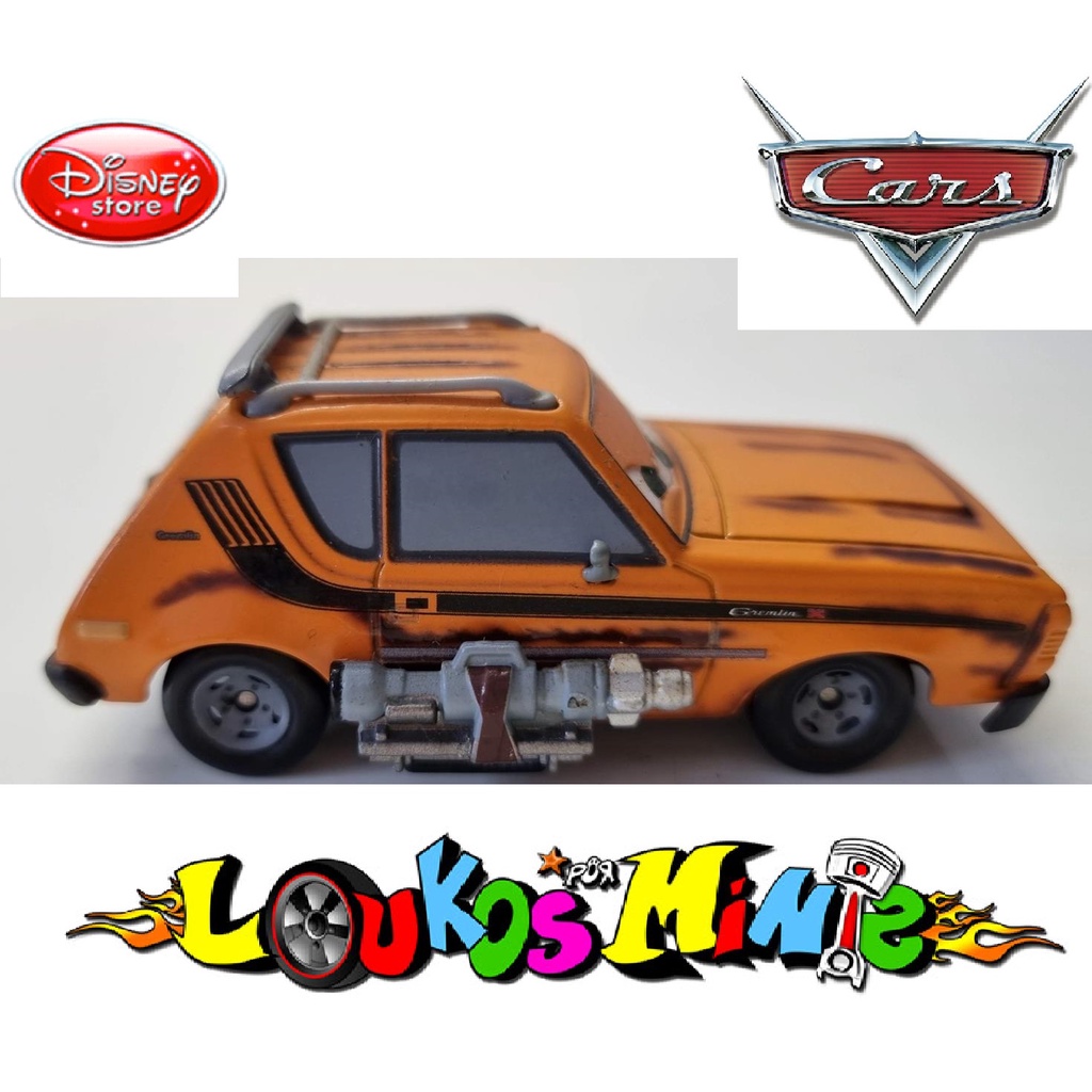 Disney Store Cars 2 Grem Spy Battle Aprox.8cm Original Loose