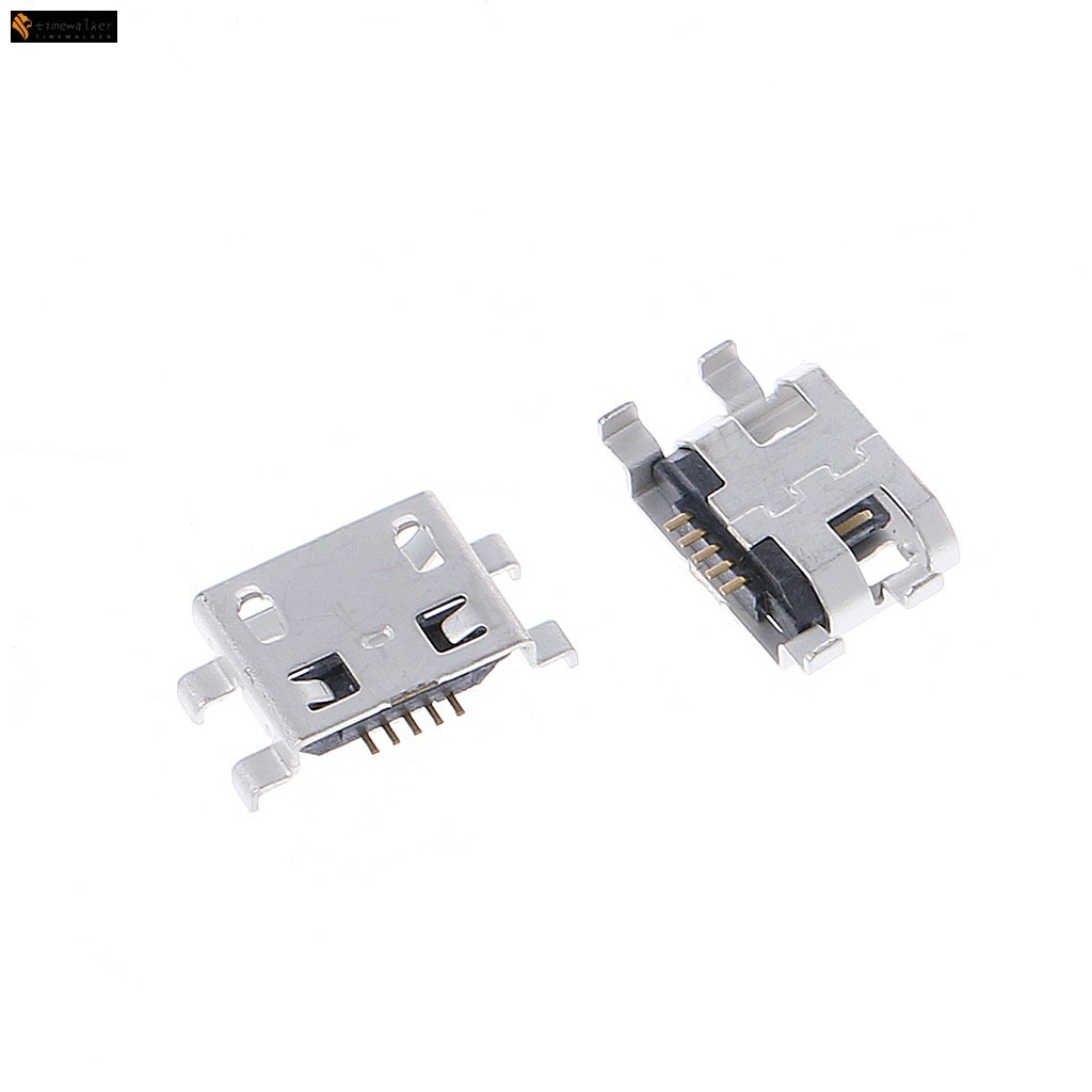 10pcs Conector Micro USB 5 Pinos Fêmea Tipo B