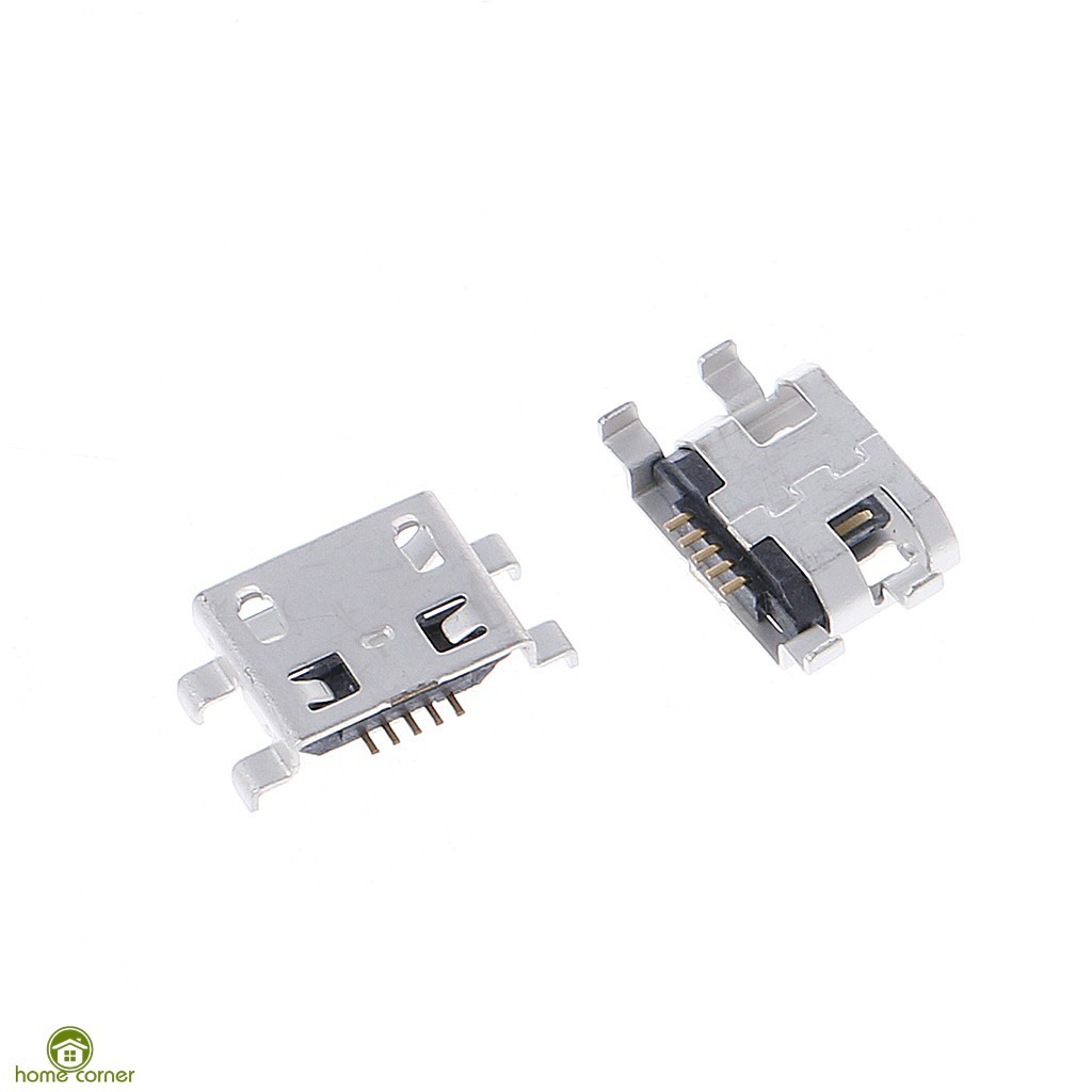10pcs Conector Micro USB 5 Pinos Fêmea Tipo B