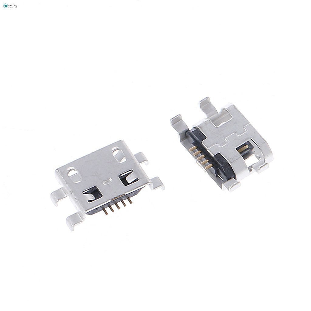 10pcs Conector Micro USB 5 Pinos Fêmea Tipo B