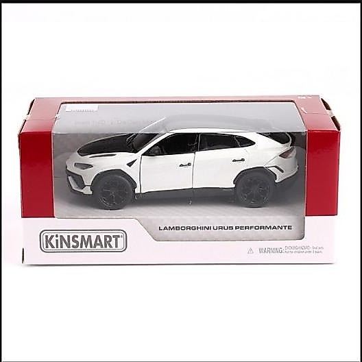 [Estoque Pronto 🇰🇷] Carro Fundido Kinsmart Lamborghini Urus Performante Branco
