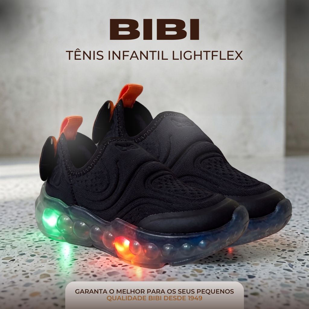 Tênis Infantil de Luz Bibi Roller Celebration 3.0 Azul 1252101