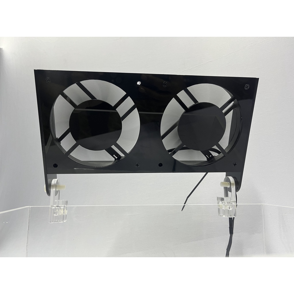 Suporte Cooler Duplo 80mm Refrigeração Aquário Marinho/Doce