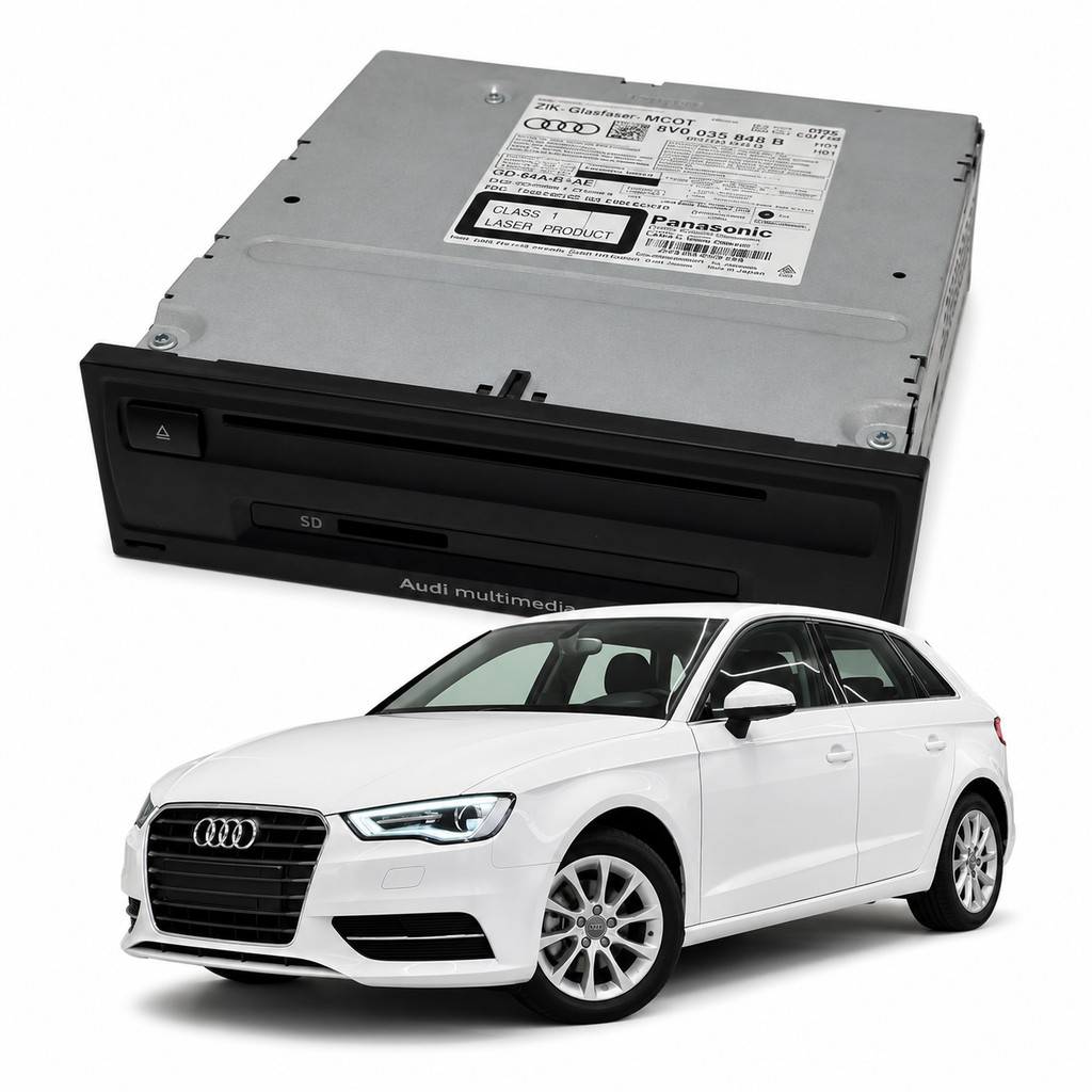 Mib Multimídia Audi A3 2014 a 2016 1.4 Sportback 8V0035840B