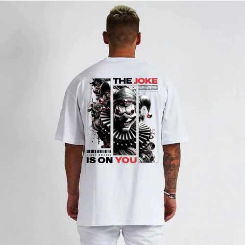 Camiseta Camisa Estampada Costas Manga Curta Street Over Casual Urbana Treino Cross Fit