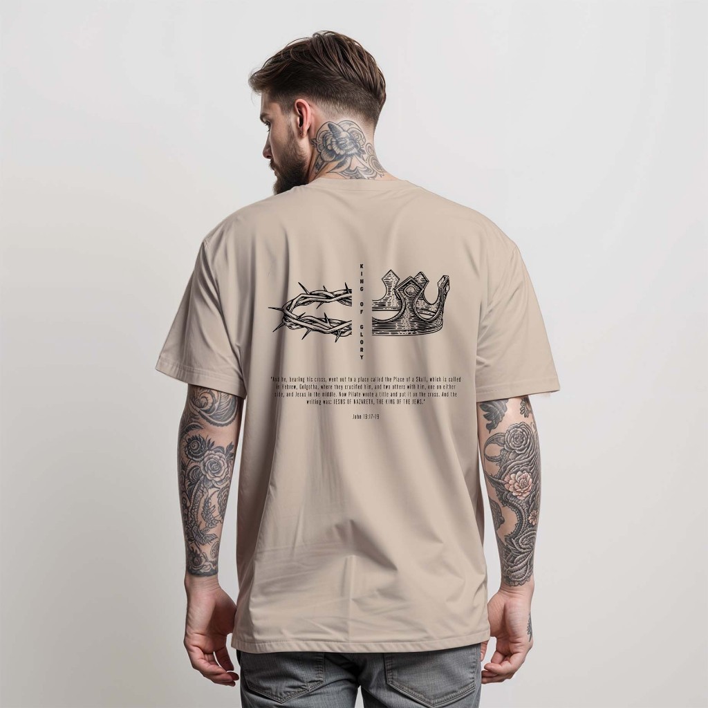Camiseta Masculina King Of Glory Camisa T-Shirt  Camisa 100% Algodão Street Wear Manfinity Casual