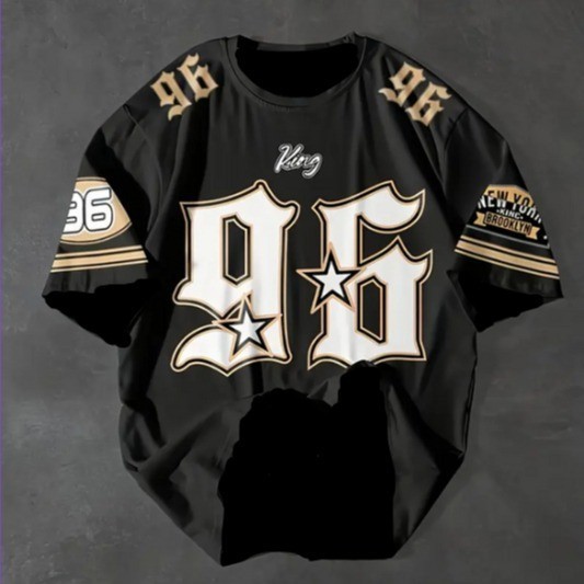 Camiseta T-shirt King 96 New York Jersey Premium Algodão Estampada Street Casual