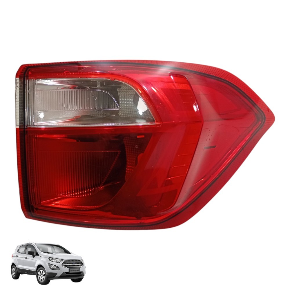Lanterna Traseira Direita Ford Ecosport 2018 2019 Direito/passageiro Vermelho