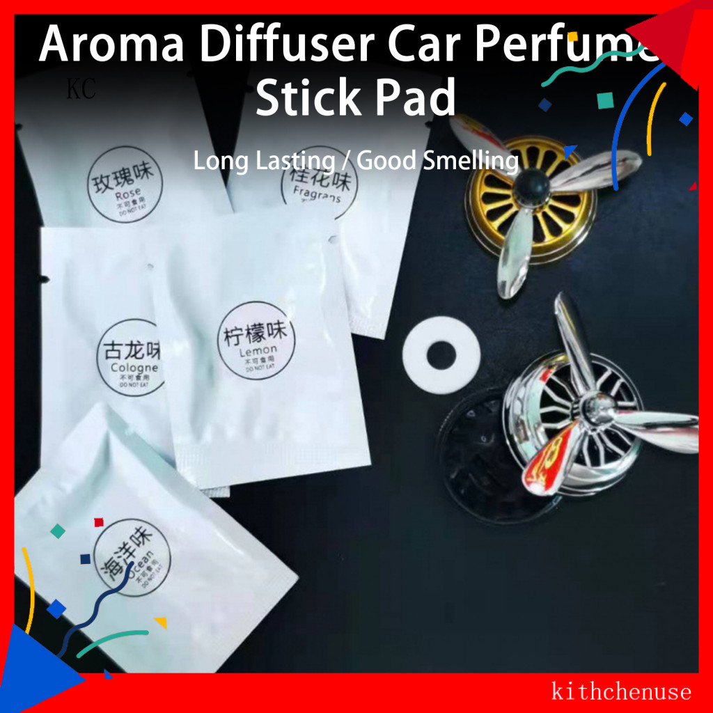 Long-lasting Car Scent Easy Installation Air Freshener 10pcs Aromatherapy Tablets – Fragrance Install Scratch-free Cus