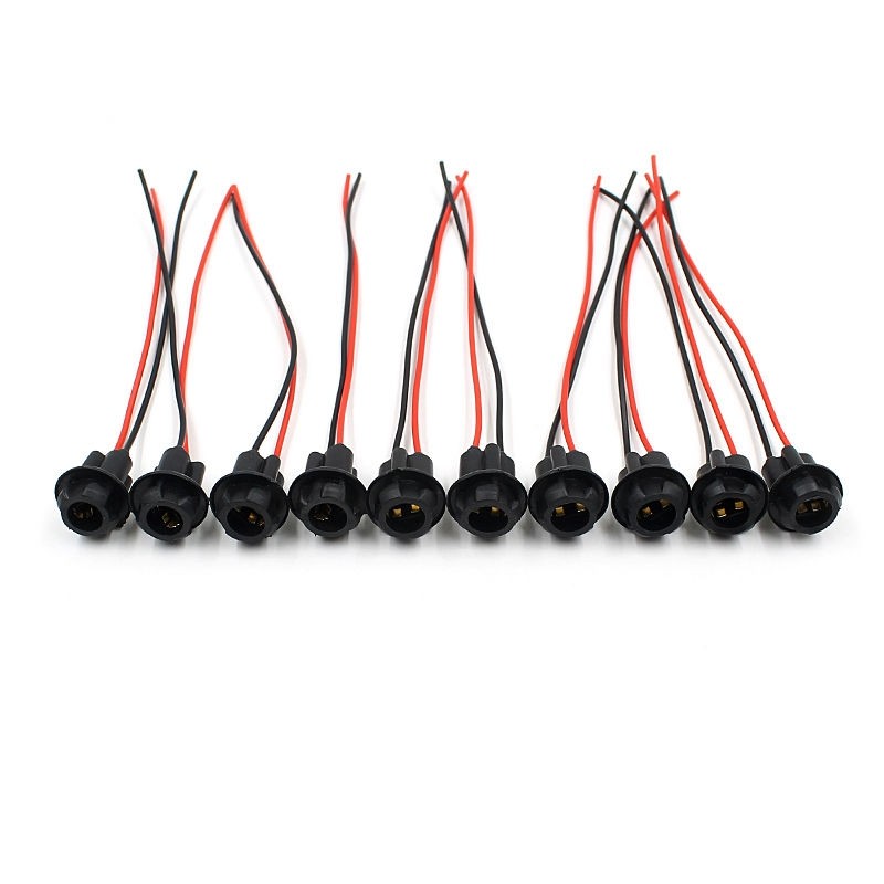 [SUFA] 10pcs T10 Auto Car Tomada Conector Extensão LED Base De Luz De Cunha W5W 168 194