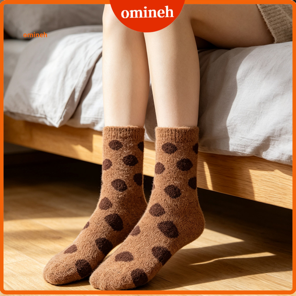 Soft Plush Thermal Socks Warmth Retaining Sleep Women’s Thickened Coral Fleece – Warm for Winter Indoor Floor for Au