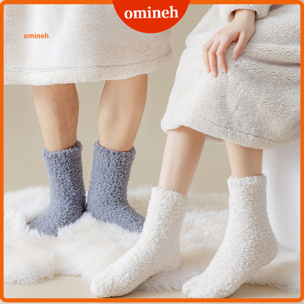 Cozy Gift Socks for Women Thickened Coral Velvet Women’s Fleece Crew – Non-slip Warm Soft Plush Winter House for Wea