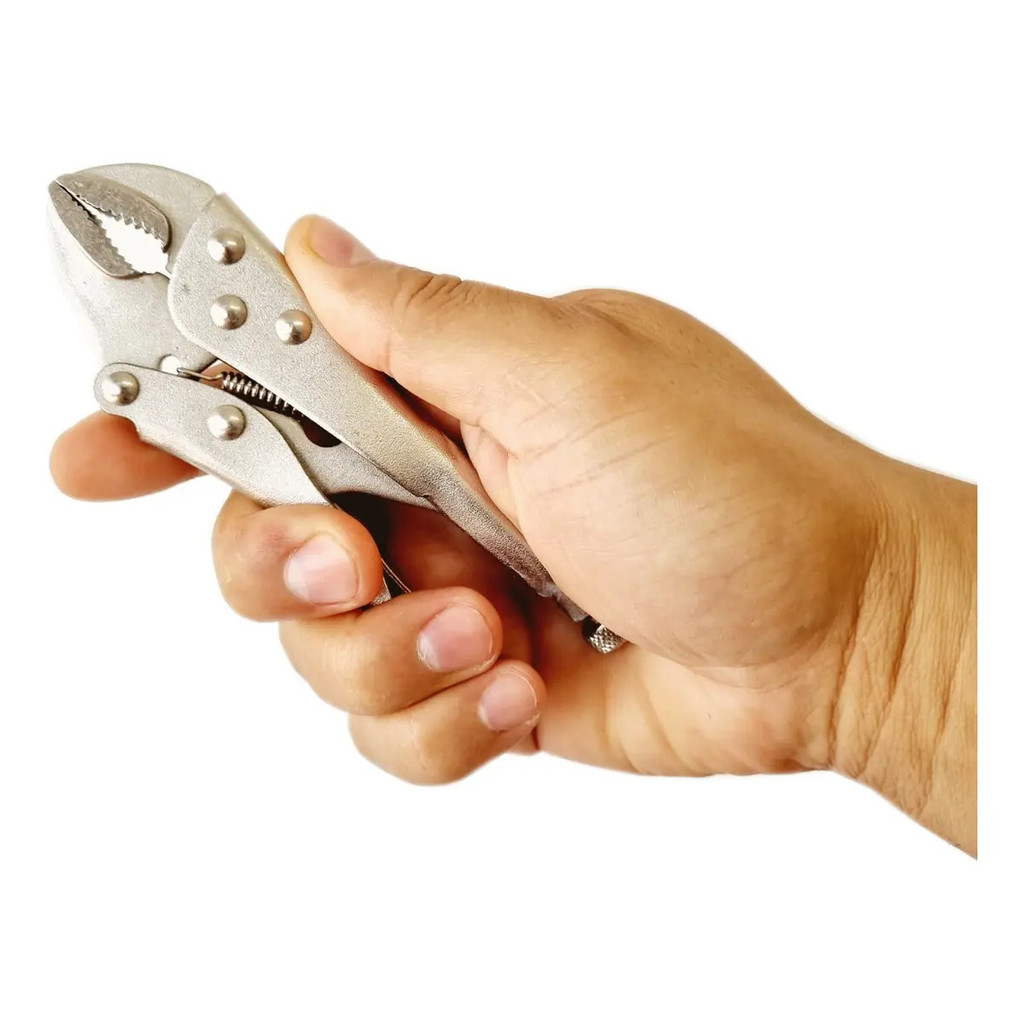 Mini Alicate de Pressão I.D. Boca Curva 5pol 12.7cm Ergonômico