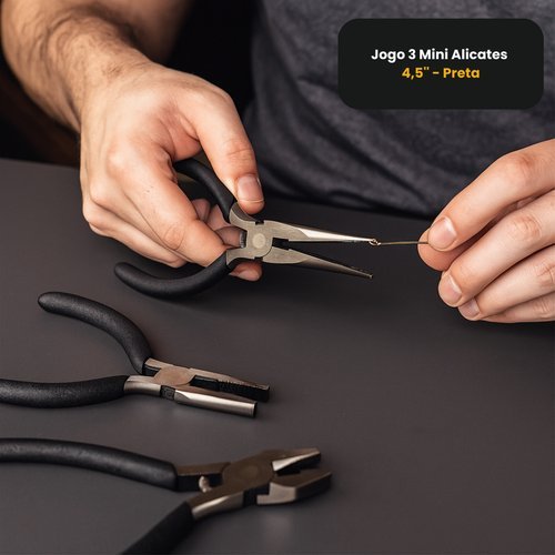 Kit Mini Alicates Multiuso 45cm Design Ergonomico Aparelho Manutencao Ferramentas