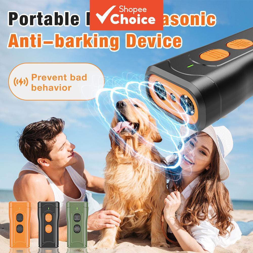 Repelente Ultrassônico Recarregável Portátil Para Cães , Mini Dispositivo Antilatido Treinamento De Animais De Estimação