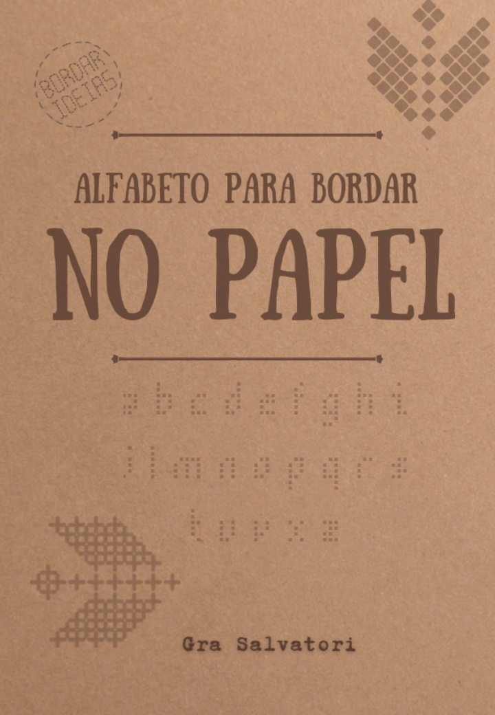 Alfabeto Para Bordar No Papel