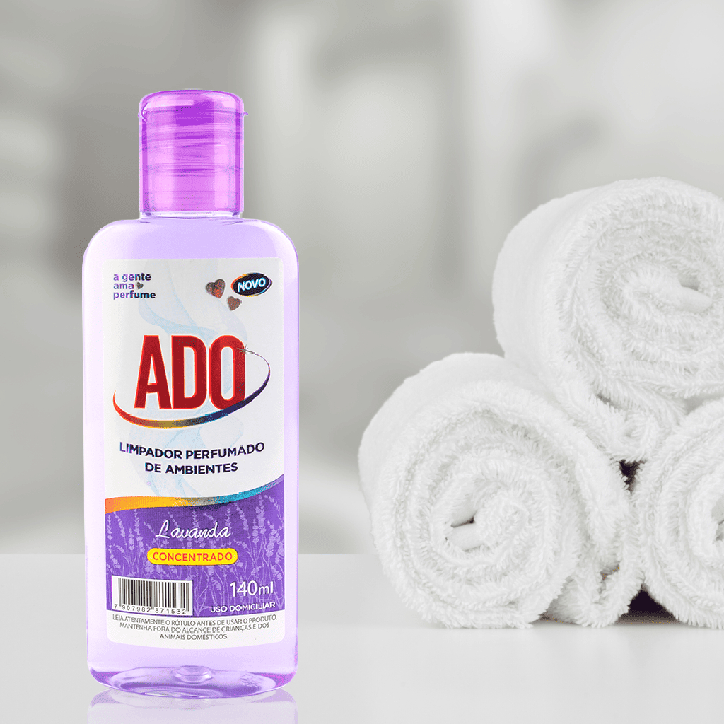 Limpador Perfumado ADO Lavanda Concentrado 140ml para Ambientes da Casa