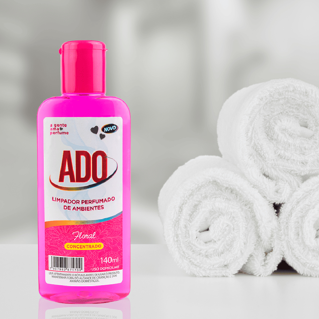 Limpador Perfumado ADO Floral Concentrado 140ml para Ambientes da Casa