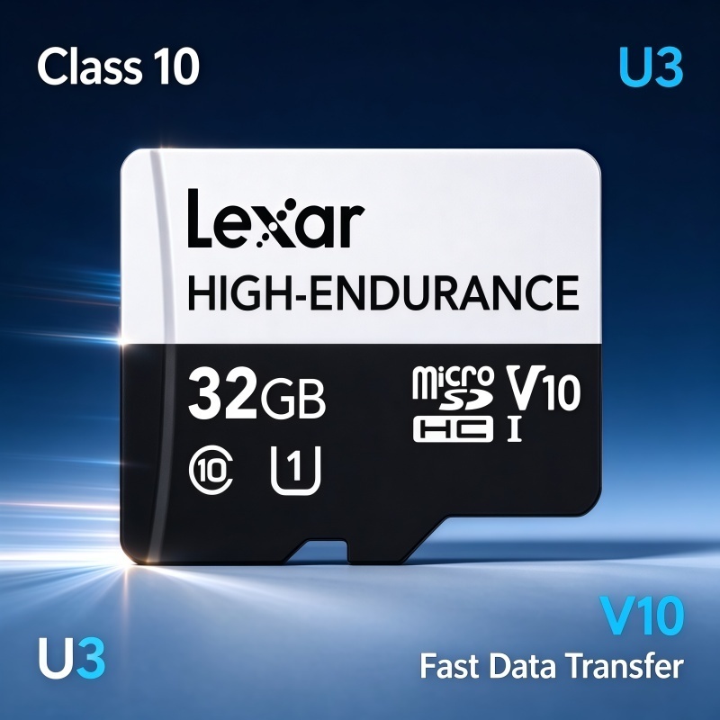Cartão MicroSD TF De Alta Resistência Lexar 32 Gb A 2 Tb Gravação Contínua V10 Class10 Para Câmera De Veículo E CFTV