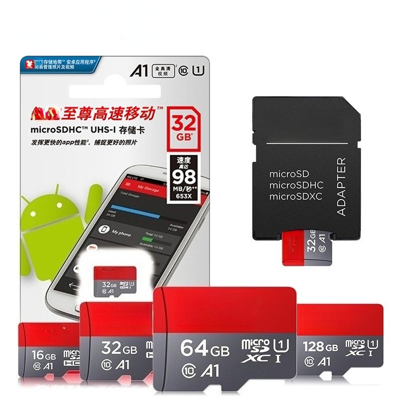 Cartão De Memória Micro SD 512GB 1024GB 1TB TF/SDCard 256GB 64GB 32g 16g 8g 120M/S Microsd Class10 UHS-1 Flash Ultra 128