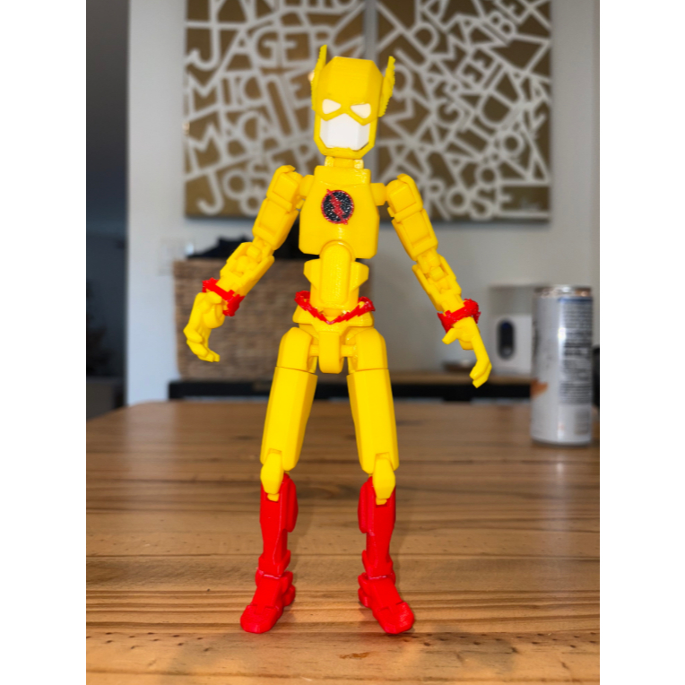Muggora Boneco Dummy 13 Flash Reverse Super Herói Brinquedo Decoração Varias Poses