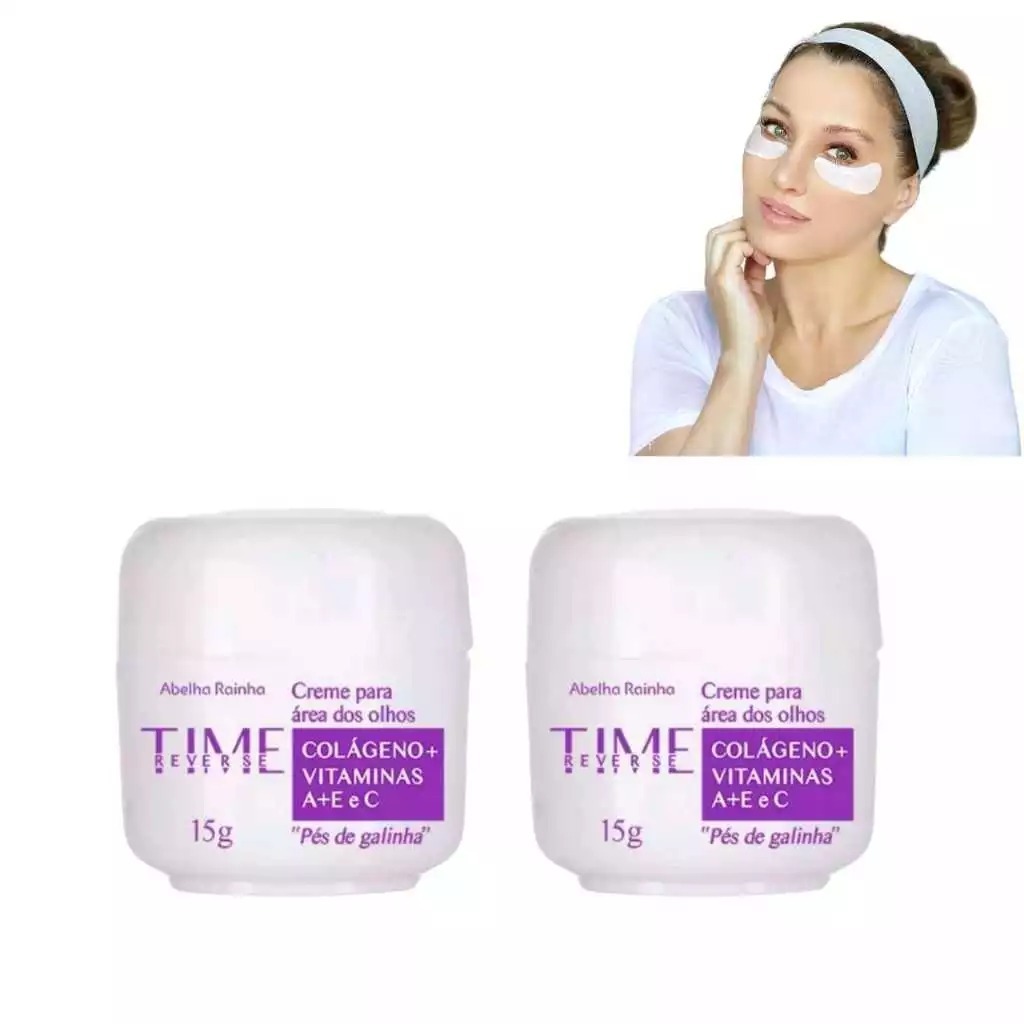 Kit com 2 Creme Para Área Dos Olhos 