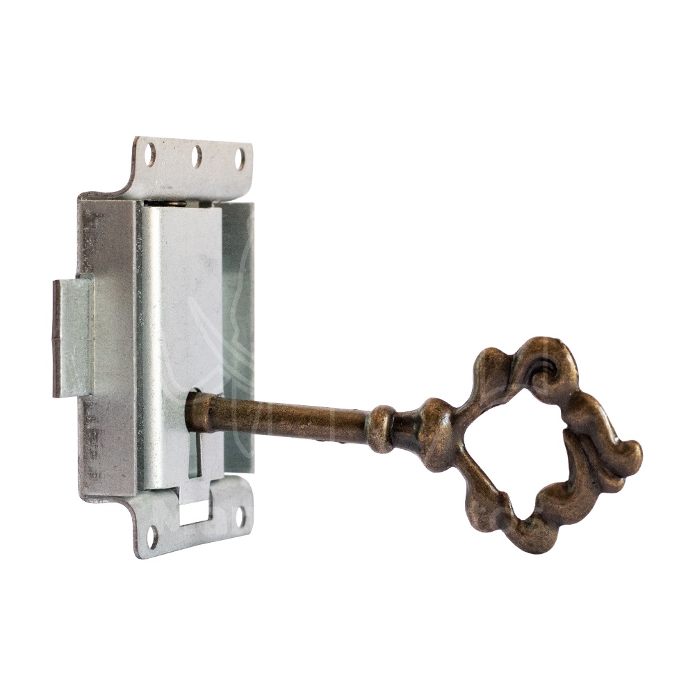 Kit Fechadura Ouro Velho Com Chave Para Armarios Portas