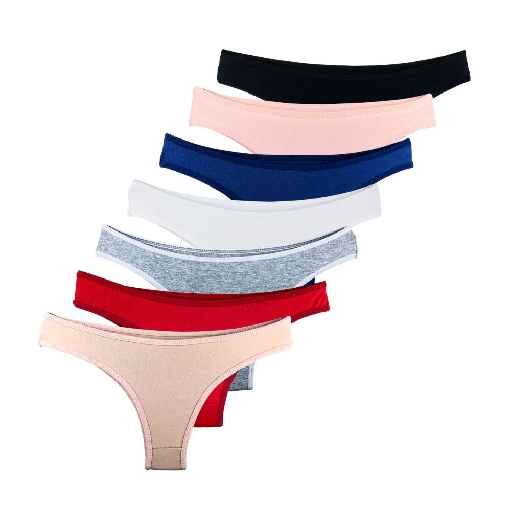 Calcinha Tanga Try Basics Confortável Cotton Algodão Top Qualidade Costura Reforçada Premium