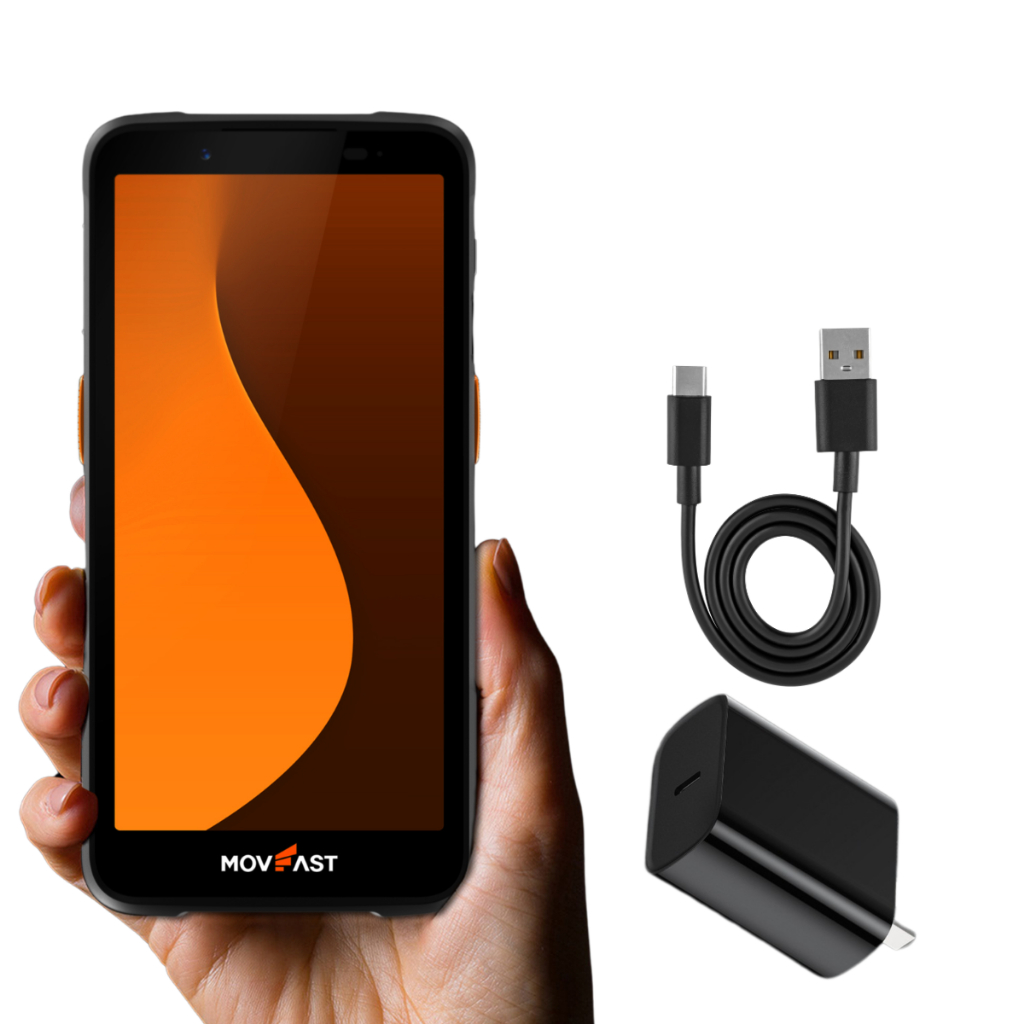 R2n Coletor Dados MovFast E Smartphone 2 Em 1 Fulltouch Android Supermercado Logística E-commerce