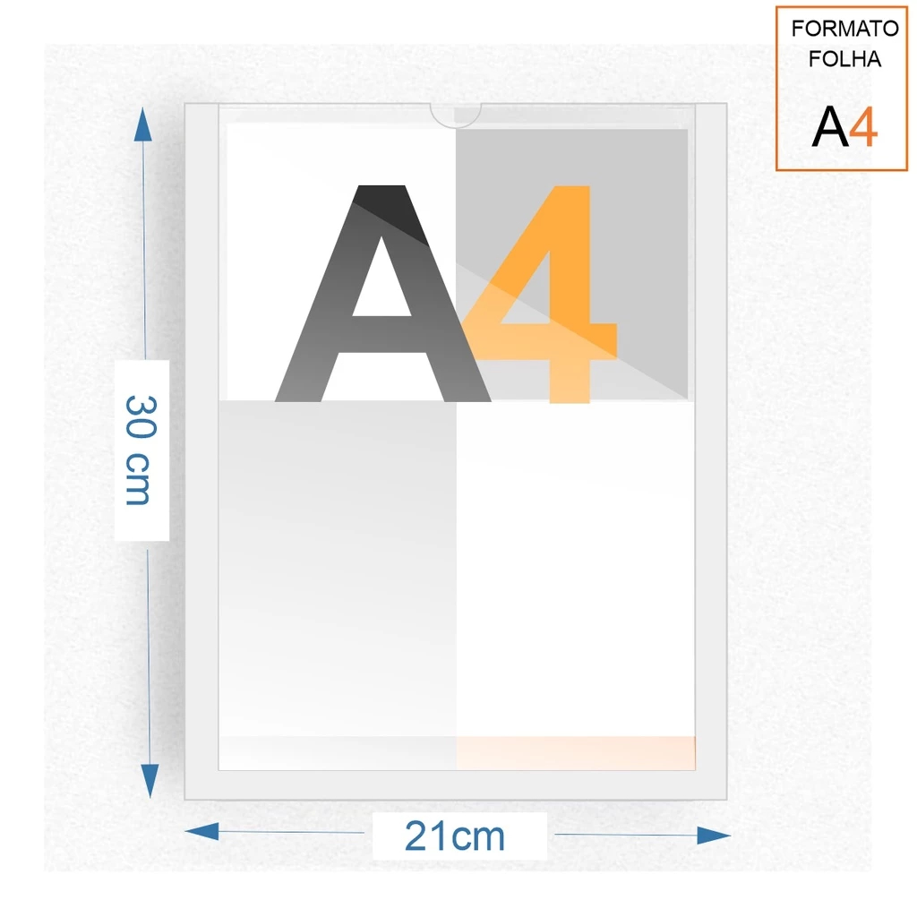 A4 Acrylic Display Stand Notices Sheet Paper Information Organizer Office Store newlife