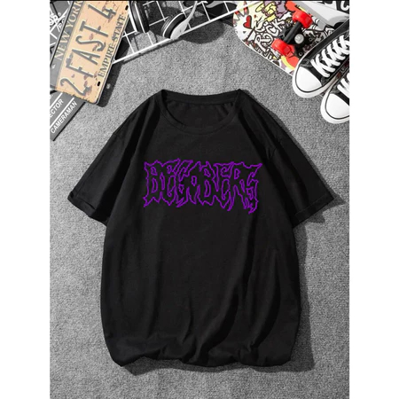 Camiseta Masculino Feminino Com Estampado Moda 2024