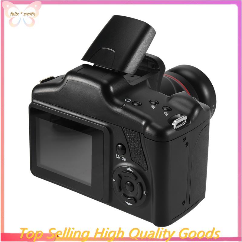 Câmera De Fotografia Profissional SLR Filmadora Digital Portátil 16X Zoom 16MP Saída HD Selfie
