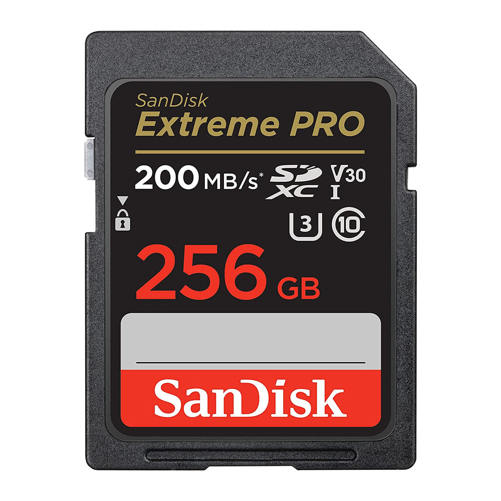 Cartão Memória Sandisk 256gb ExtremePro Cartão Sd 200Mbs