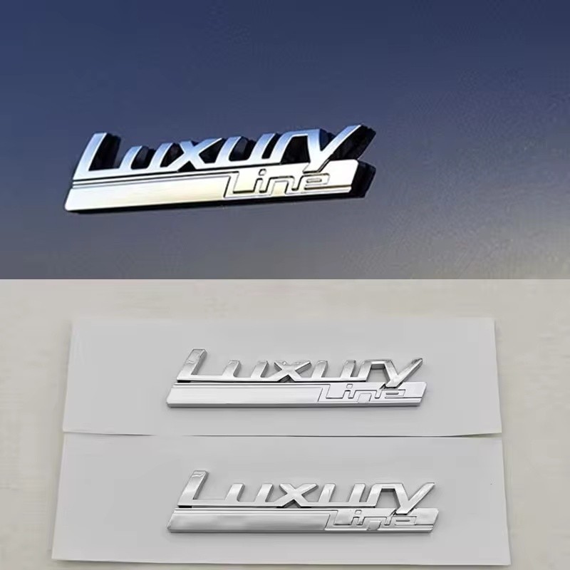 3D metal  Car Styling Logo Luxury Sport Line Badge Sticker Fender Side For 320i 330i 320d 530i 530d 730i 740i 730d Auto
