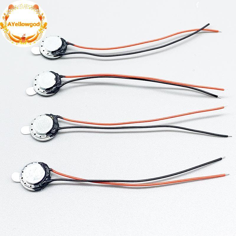 AYellowgod 1/5/10Pcs 10mm De Diâmetro Mini Alto-Falante Ultrafino 8Ohm 0.5W 1W Redondo Para Reparo De Celular Áudio DIY