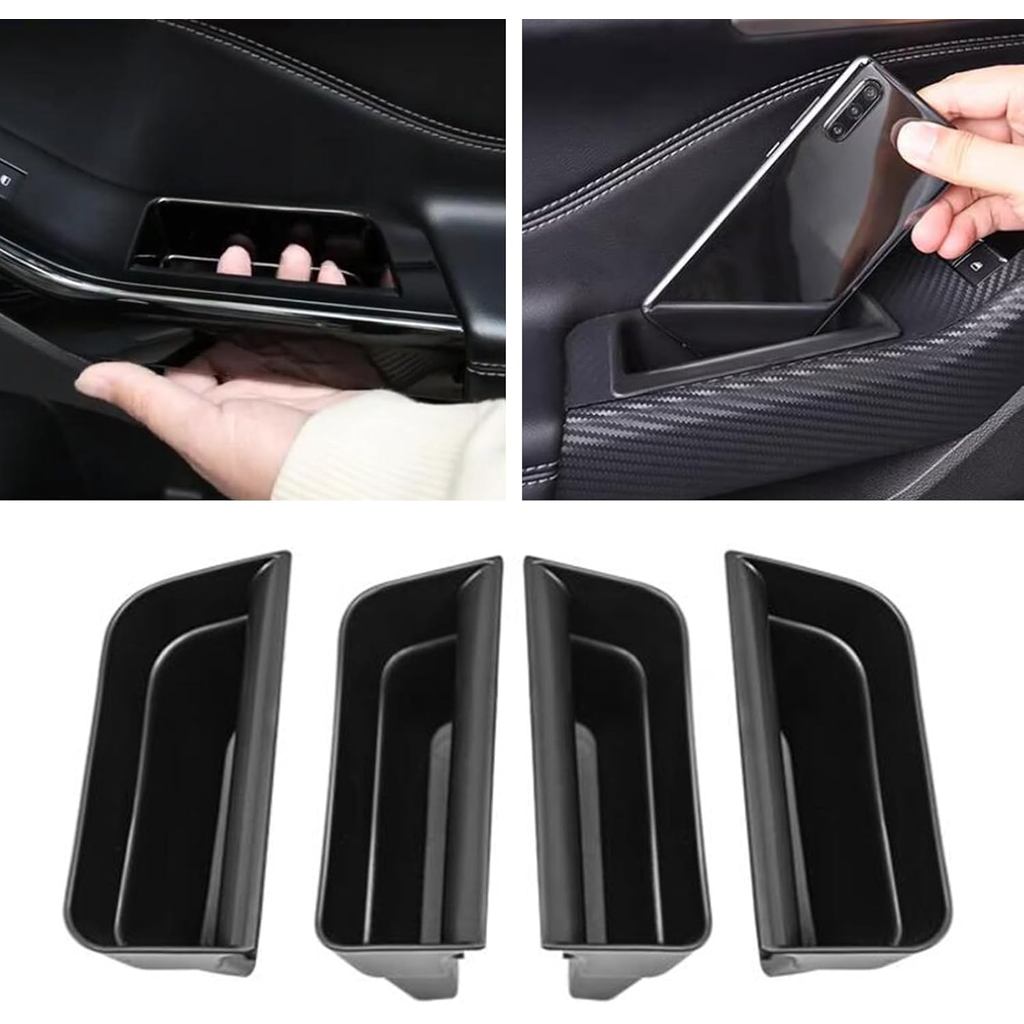 For Ford Explorer 2020 2021 2022 2023 2024 Front and Rear Door Storage Box Tray Door Pocket Handle Insertion Protector A