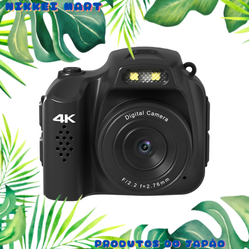 YULINJIA Ultra-Compact Digital Camera 4K Mini Size Digital Camera Video Recording 64MP with MicroSD Card 16MP CMOS