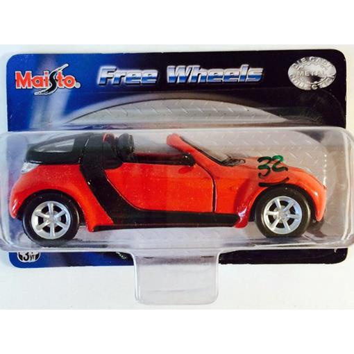 MINIATURA SMART ROADSTER COUPÉ - Free Wheels (Sem fricção)
