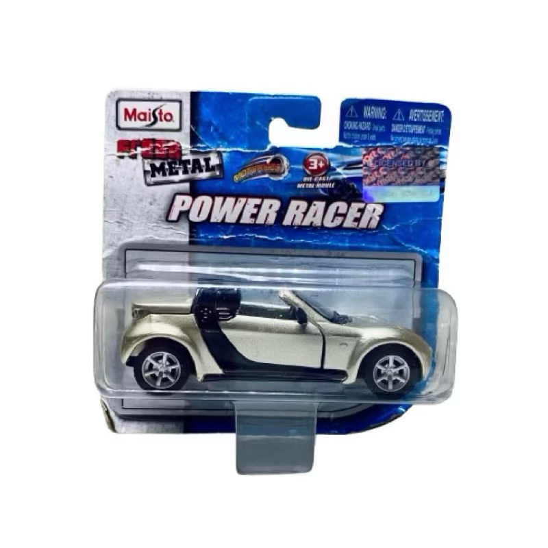 Miniatura Smart Roadster Coupé - Power Racer | 1:43 Maisto