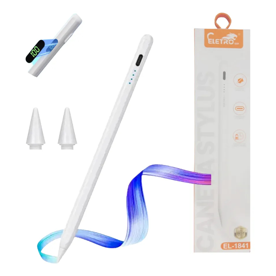 Caneta Touchscreen Stylus Universal Celular Tablet El-1841