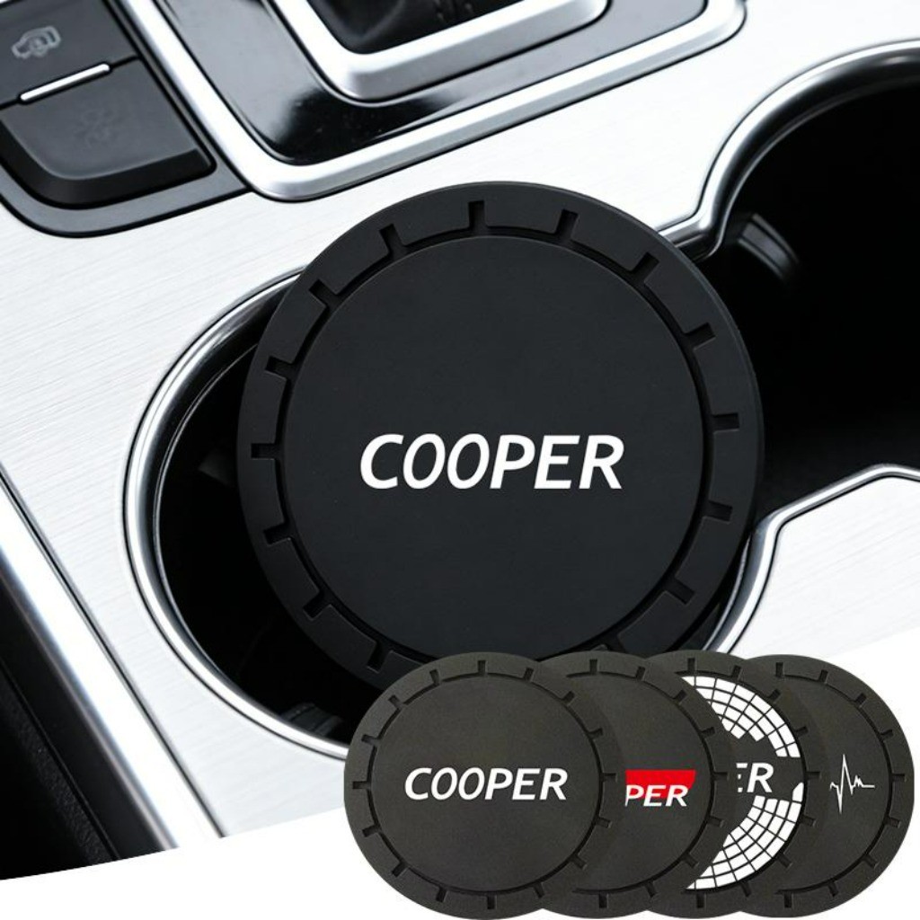 1 Peça Impermeável Porta Copo Antiderrapante Automotivo Interior Do Carro For MINI Cooper Hardtop Convertible SE