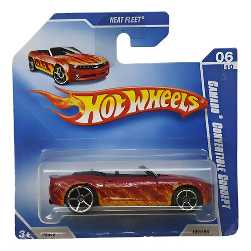 Hot Wheels Camaro Convertible Concept - Heat Fleet Vermelho E Amarelo