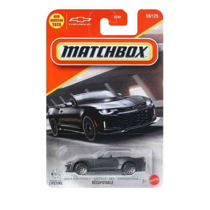 Matchbox 2024 Chevrolet Camaro Zl1 Convertible/Décapotable