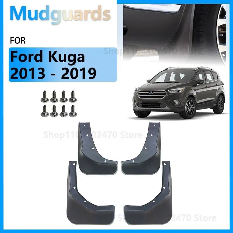Auto 4x Guarda-Lamas Para Ford Kuga MK2 2 Escape 2013-2019 Acessórios Mudflaps Respingo Guardas Fender 2018 2017 2016 20