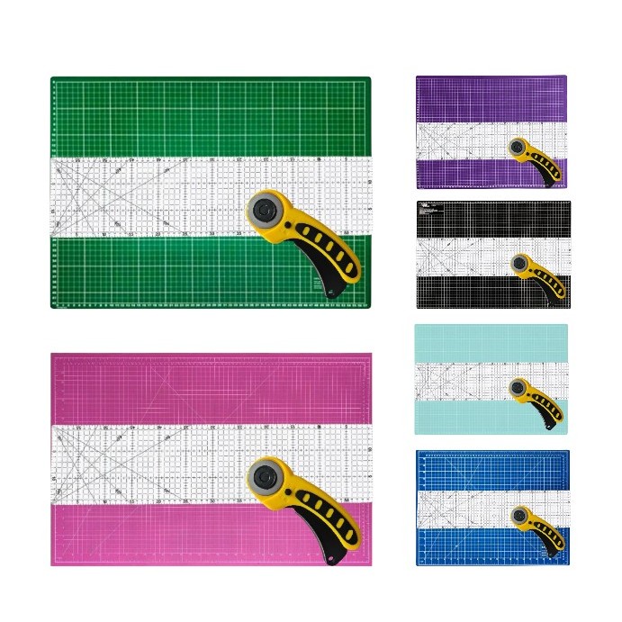 Base De Corte 60x45 + Cortador De 45 + Régua 15x60 Promoção